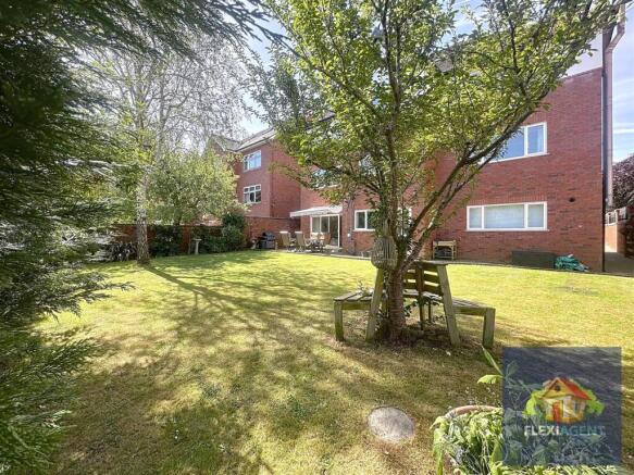 Lawned Mature Garden