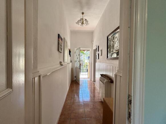 Downstairs hallway