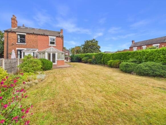 View from the rear of the garden