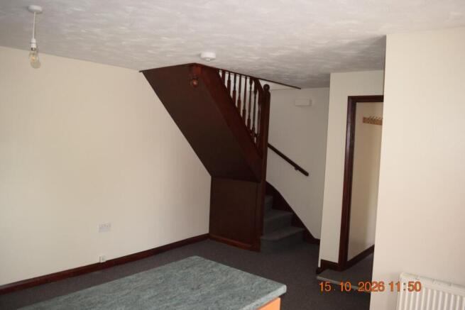 View from Kitchen to Stairs