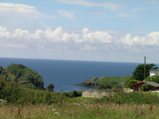 View from land