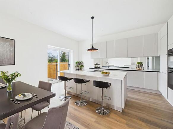 Dining Kitchen (Virtually Furnished)