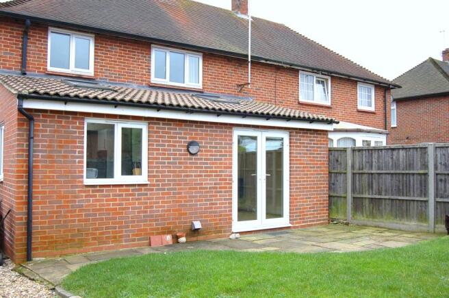 Rear of property