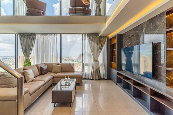 30th Floor Duplex  3 Bedroom For Sale - The Penthouse, Tonle Bassac, Phnom Penh