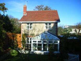 Rear of property