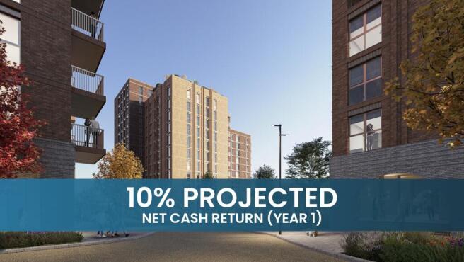 1-bed flat on 10% NET Cash Return (Year 1) | Regency Works, Leeds – Luxury 1 Bed City Centre Apartment, £260,000