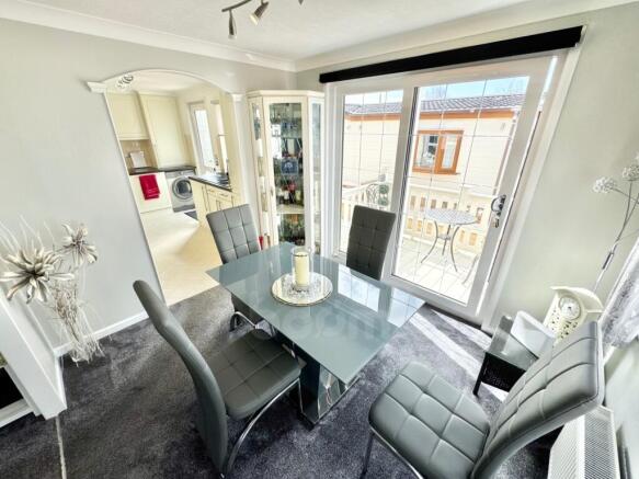 Willow Park, Burnhouse, Beith dining space