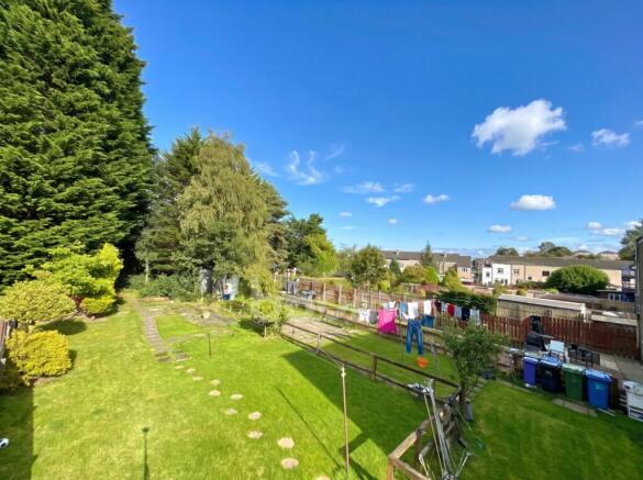 Linburn Road, Penilee rear garden