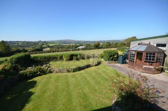 Rear garden an...