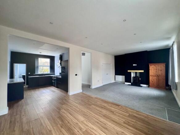 open plan lounge ...