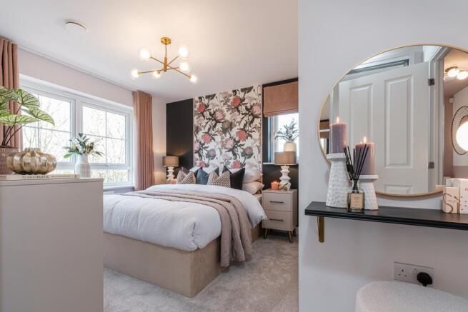 Interior view of our 3 bed Ennerdale main bedroom