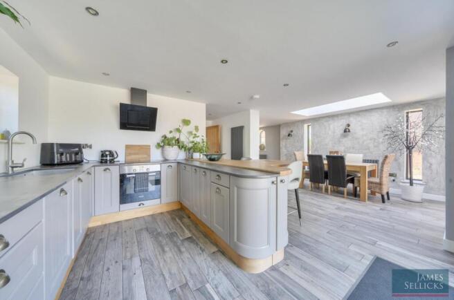 Open plan living kitchen