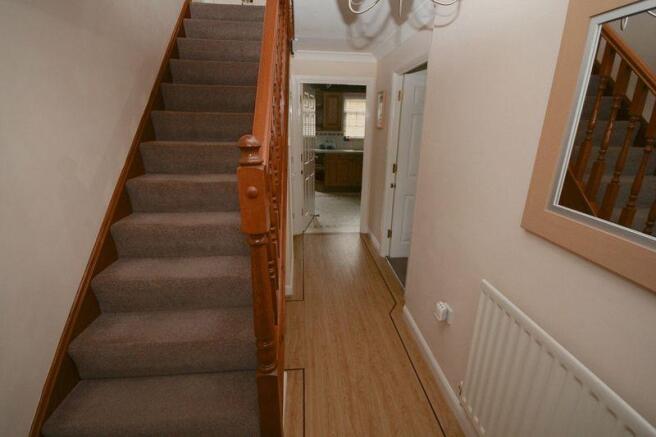 Stairs to first...