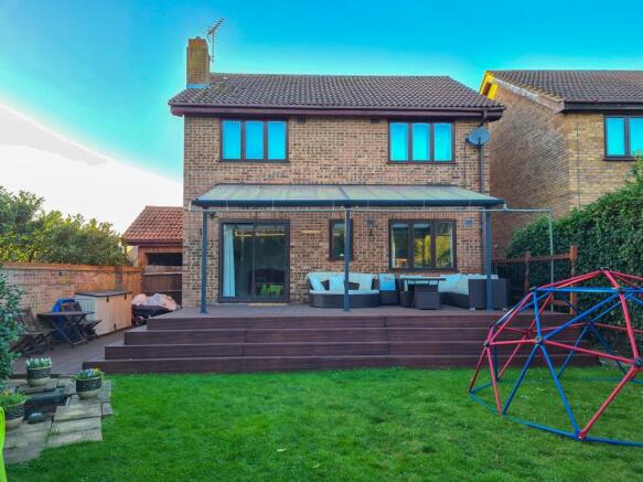 rear of property