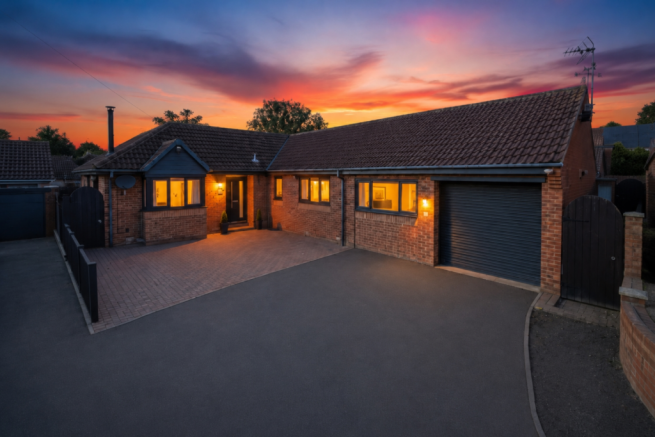 Front Exterior By Twilight