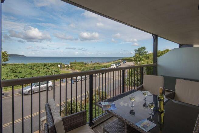 balcony with view