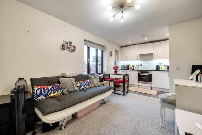 Open plan living/kitchen