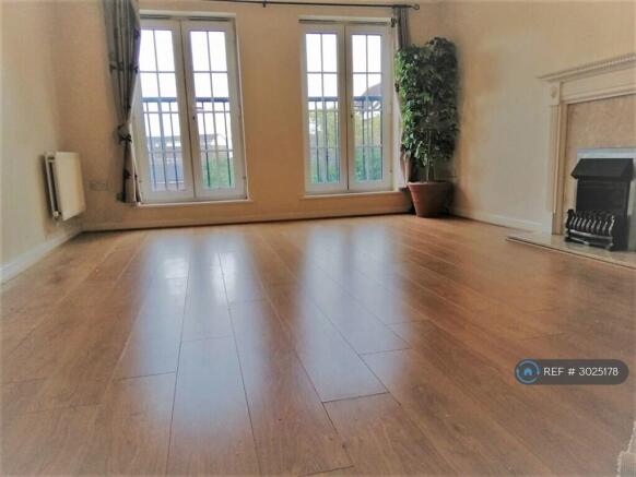 Living Room With Fireplace