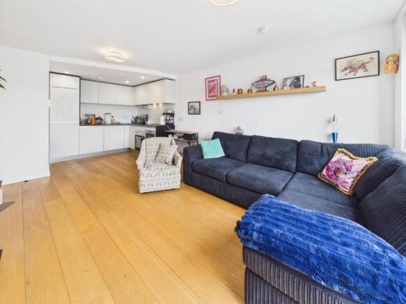Open Plan Living Area & Kitchen