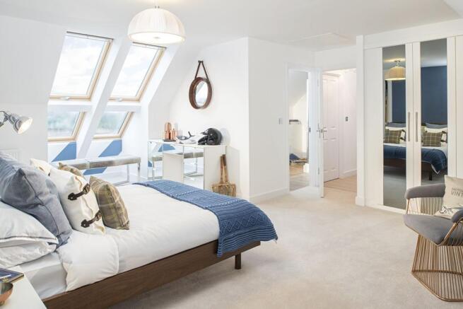 Brightly-lit bedrooms