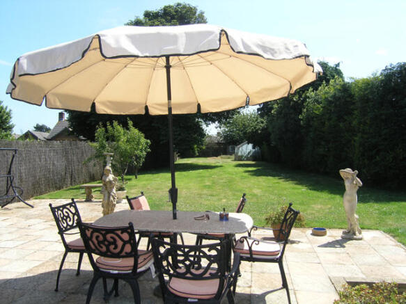 Rear courtyard