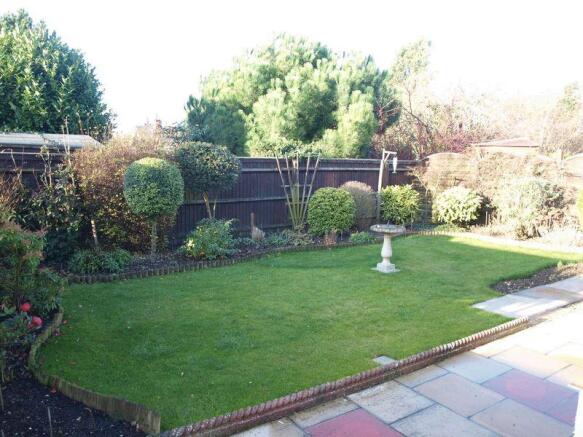 Rear garden