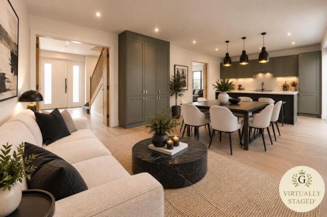2 Mulberry Mews - AI Staged Kitchen with logo.jpg