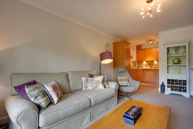 Open plan reception