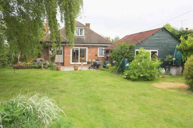 Rear of property