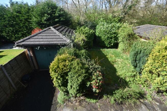 VIEW OF GARDEN FROM FIRST FLOOR