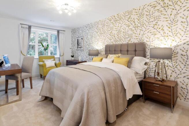 Show home master bedroom