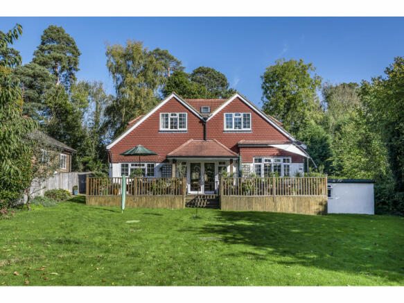 Warren Cottage rear elevation and decking