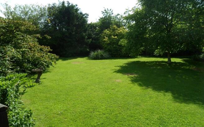 Rear garden