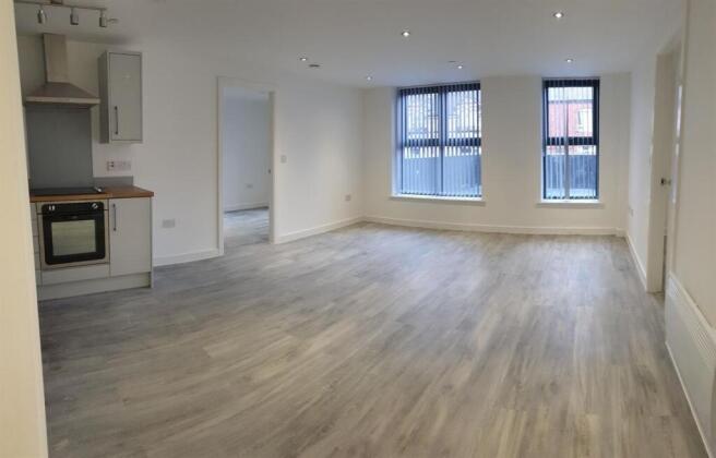 Bright and spacious open plan living area...