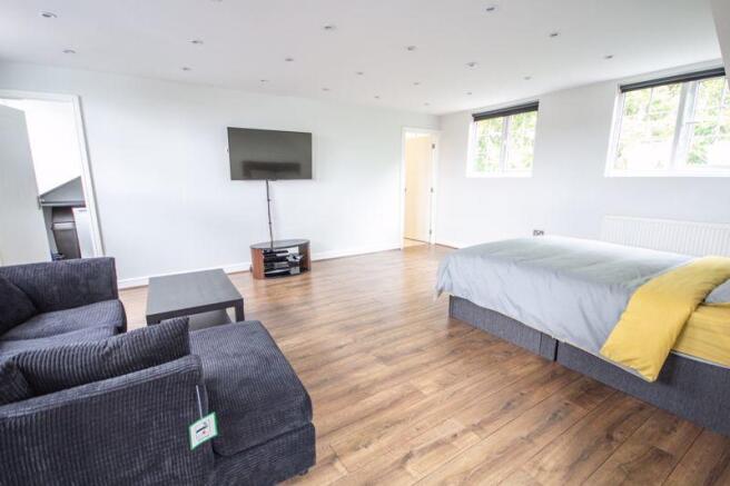 Annex Lounge Area & Bedroom Area