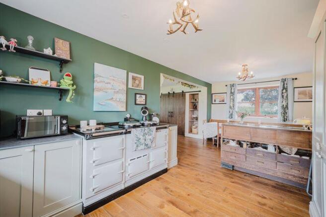 Open plan dining kitchen