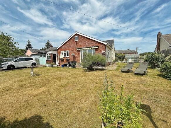 Rear of property