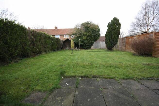 Rear garden