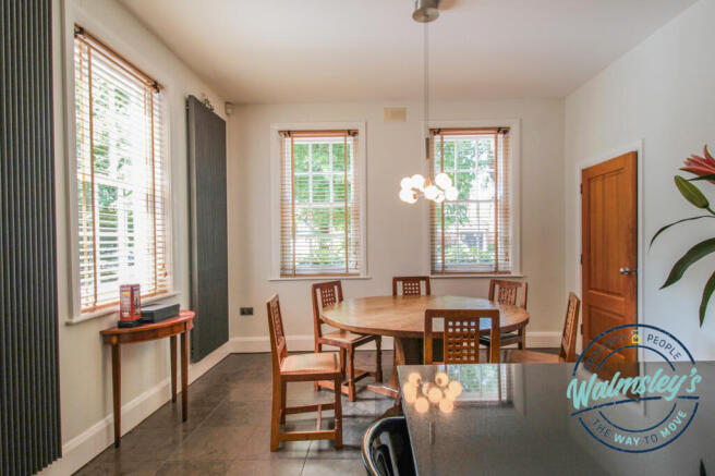Dining area of kitchen