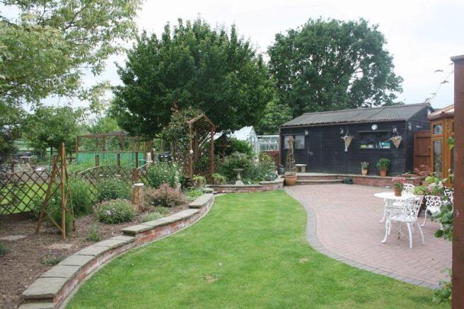 Garden patio area