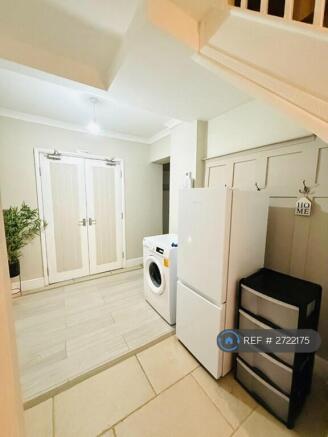 Hallway, Washing Machine, Fridge Freezer.