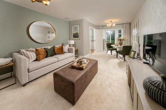 Show home living room