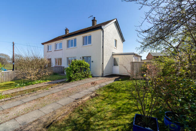 Front Elevation, Drive And Gardens
