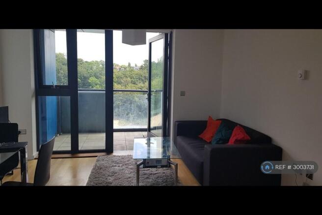Living Room With Open Kitchen