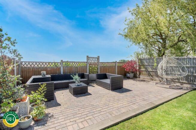 rear garden with view