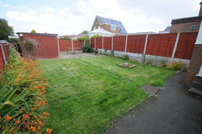 Rear garden, patio a