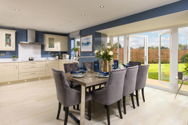 Kitchen/diner of Holden show home