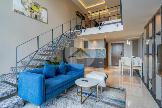 31st Floor Loft 1 Bedroom Condo For Sale - The Penthouse Residence, Tonle Bassac, Phnom Penh