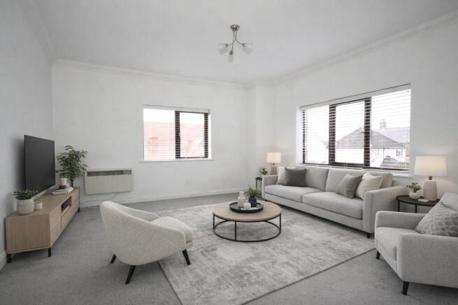 Virtually staged to illustrate the potential use.