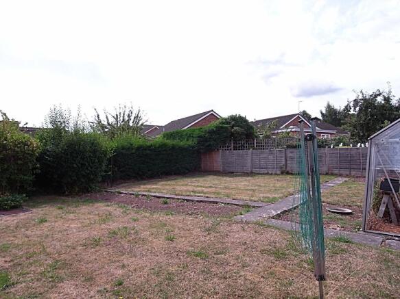 Rear of property